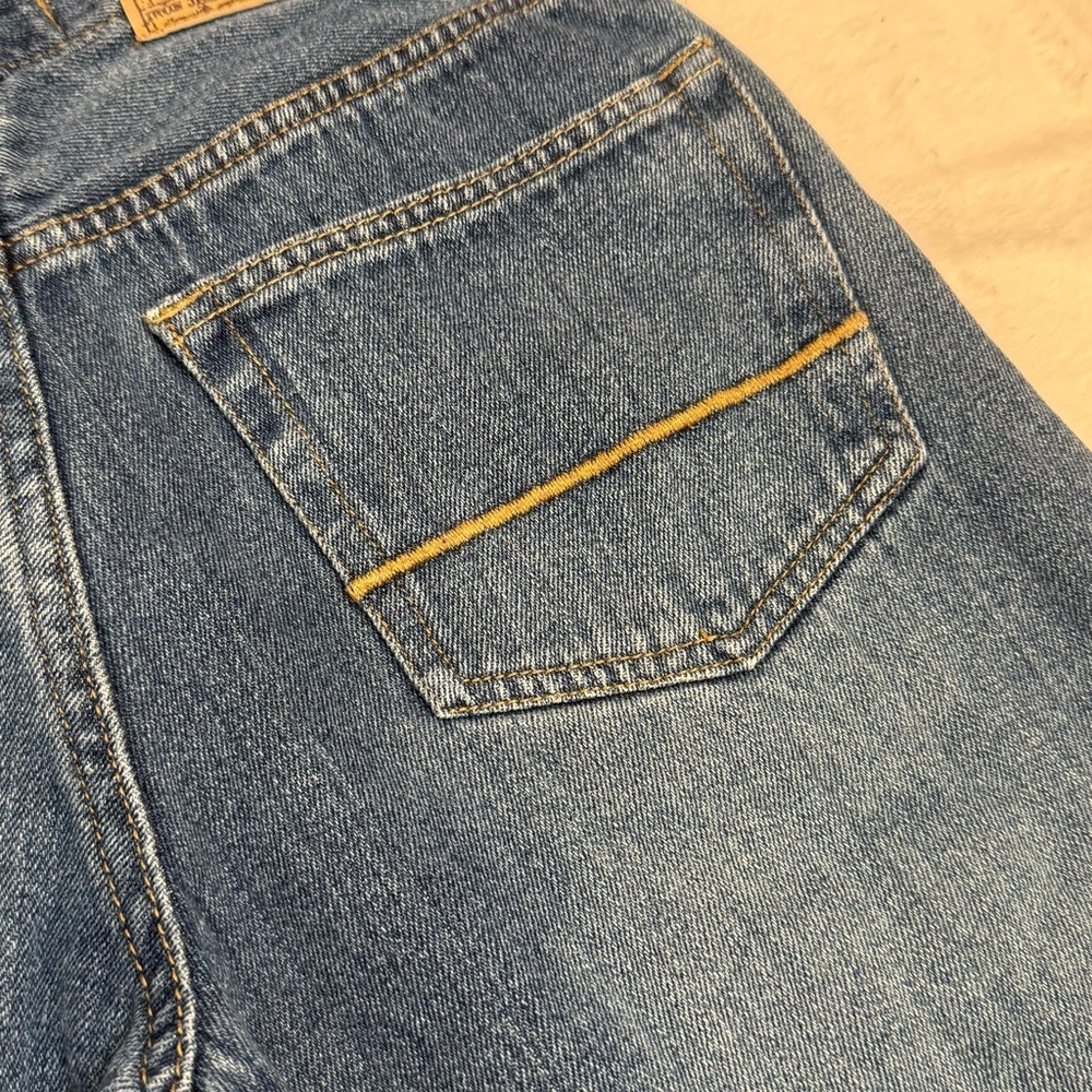 Y2K Baggy Jeans, Wide Leg, Mid Rise, Carpenter/Skater style, Petite/Ankle Crop - Picture 5 of 12